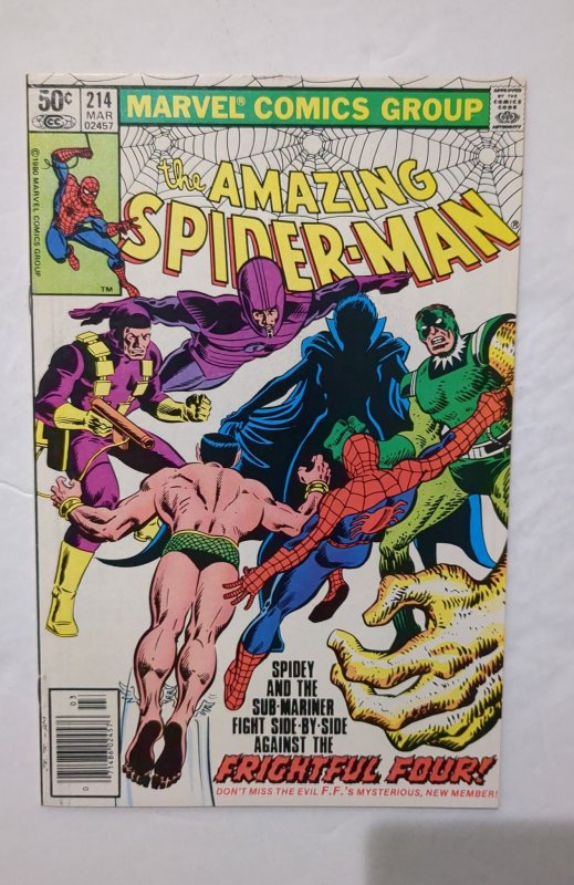 The Amazing Spider-Man #214 (1981) VF- 7.5