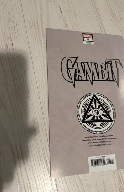 Gambit #5 - Exclusive Virgin Variant Cover by Ivan Tao - Marvel Comics