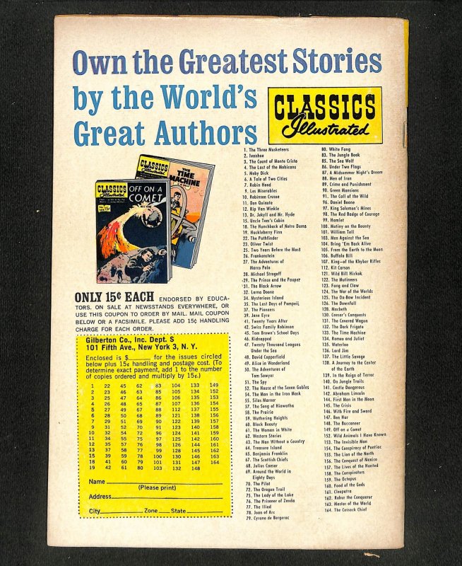 Classics Illustrated #164