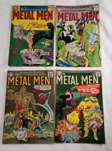 Metal Men 10,13,14,21 Lot of 4 DC Comics (1964-66) Silver Age, VG to Fine