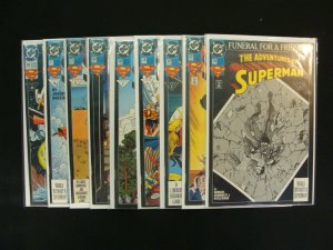 Superman Funeral for a Friend #1-8 & Epilogue 498 685 20 76 499 686 21 77 83