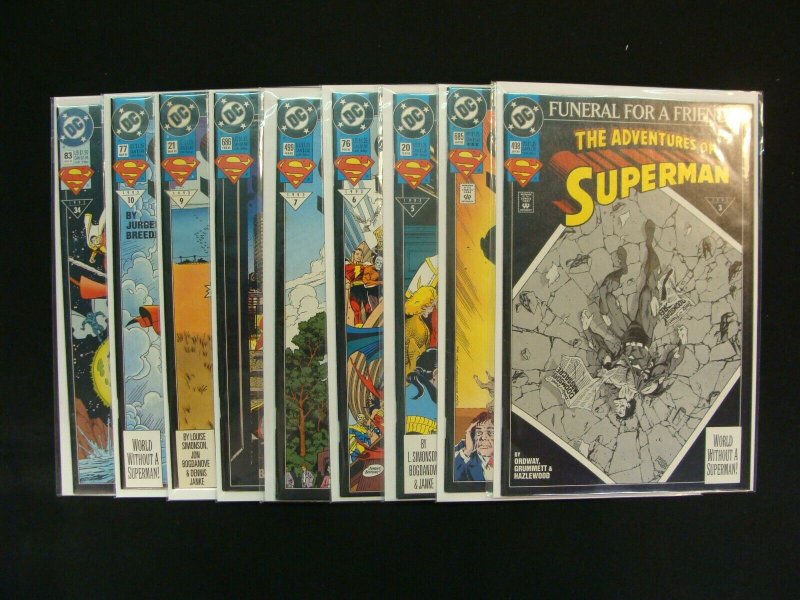 Superman Funeral for a Friend #1-8 & Epilogue 498 685 20 76 499 686 21 77 83