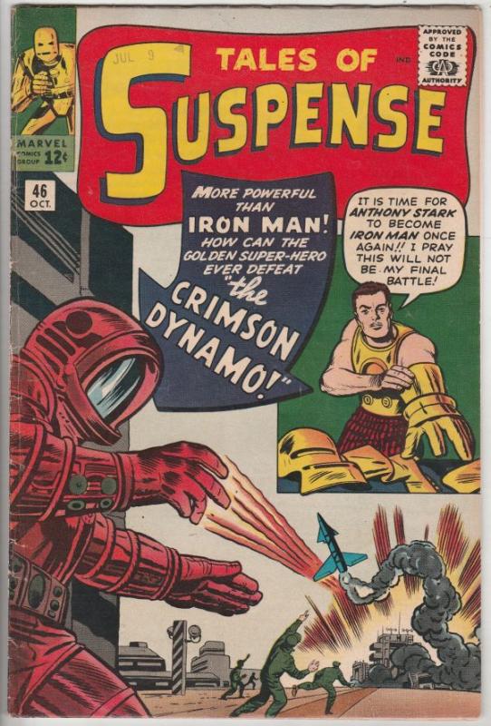 Tales of Suspense #46 (Oct-63) FN/VF Mid-High-Grade Iron Man