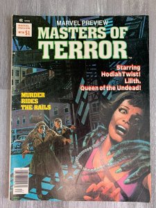 1978 MASTERS OF TERROR Marvel Preview #16 VG 4.0 Gene Colan & Tony DeZuniga