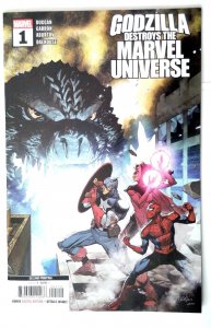 Godzilla Destroys Marvel Universe #1J 2025 2nd Print Var Leinil Francis Yu Comic