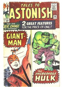 Tales to Astonish (1959 series)  #60, Good+ (Actual scan)