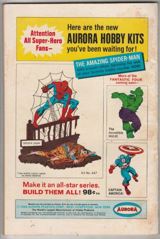 Marvel Tales #6 (Jan-67) VF High-Grade Spider-Man, Thor, Ant-Man, Human Torch