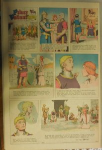 Prince Valiant Sunday by Hal Foster from 9/24/1967 Rare Full Page Size !