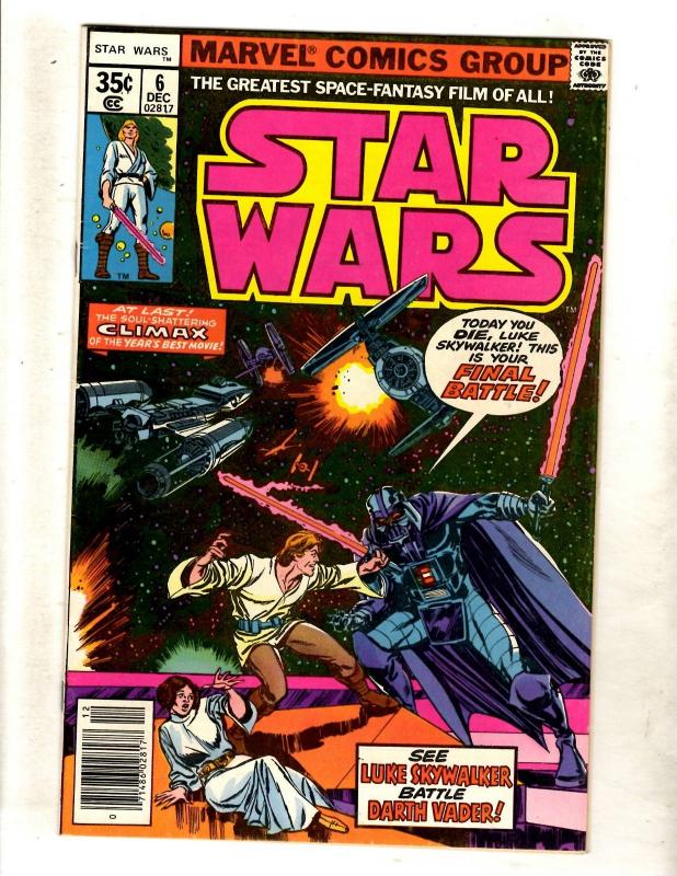 Star Wars # 6 VF/NM 1st Print Marvel Comic Book Jedi Skywalker Solo Chewy JF11