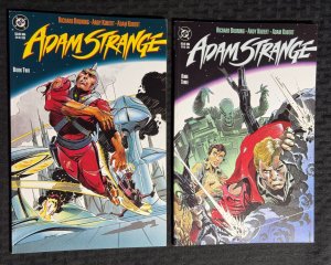 1990 ADAM STRANGE #2 & #3 FVF/VF DC Comics / Andy Kubert LOT of 2