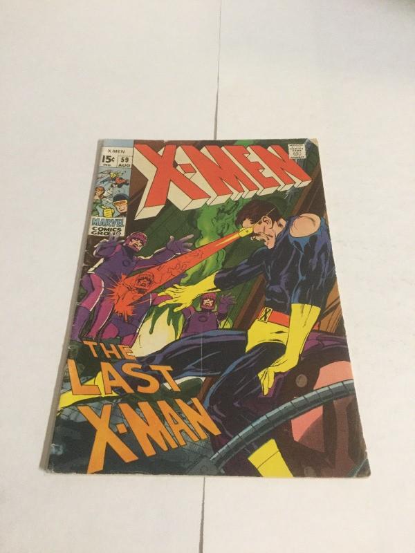 X-Men 59 Vg Very Good 4.0 Marvel Comics Silver Age