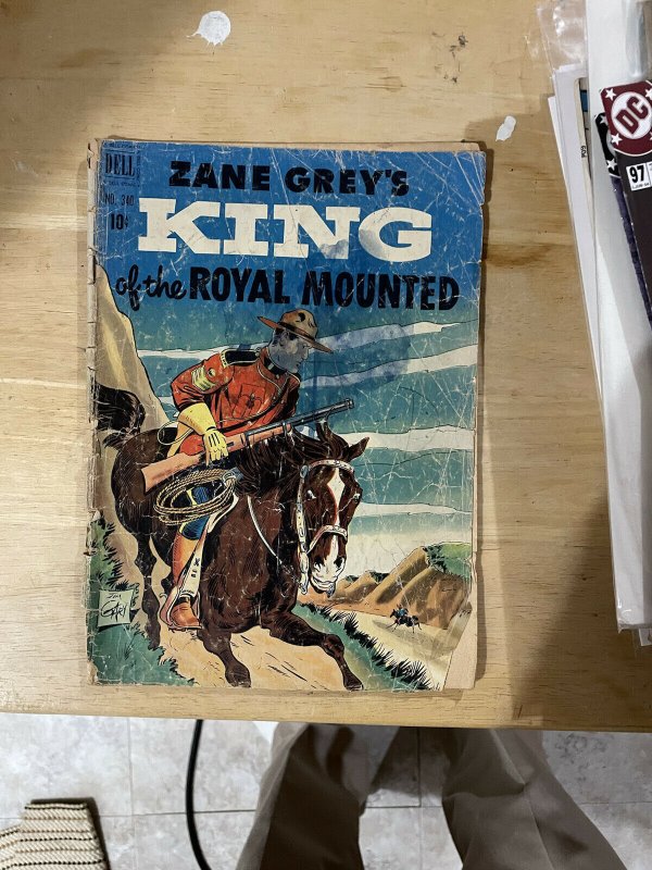 Zane Grey’s King Of The Royal Mounted#340 (1951 Dell) 