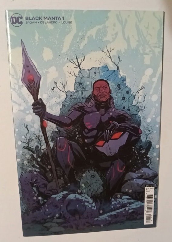 Black Manta #1 Cvr B Sanford Greene Card Stock Variant DC Comics NM+