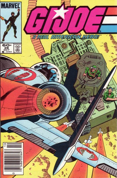 G.I. Joe, A Real American Hero #28 (Newsstand) VF ; Marvel | 1st Print