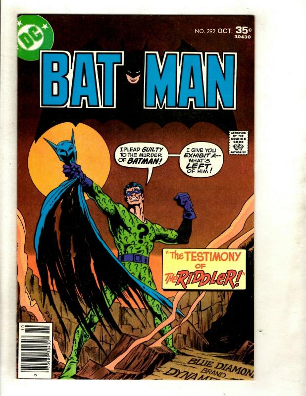 Batman # 292 NM DC Comic Book Robin Joker Catwoman Gotham Penguin Ivy GK1