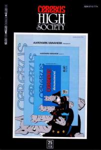 Cerebus High Society #25 FN ; Aardvark-Vanaheim | 50 Dave Sim Last Issue