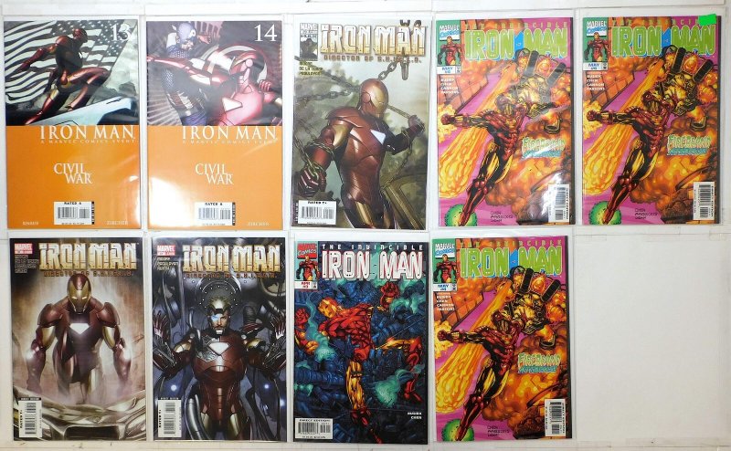 Iron Man Lot 9 #3, 4 x3, 2005 13, 14, 29, 31 x2 1998 Marvel 1st Print Comics