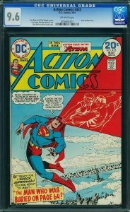 ACTION COMICS (1972-1974) CGC SET