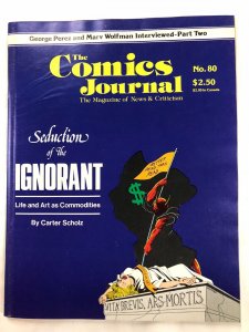 COMICS JOURNAL 80 March 1983 Wolfman, Perez interviews, Jaime cvr VG_F