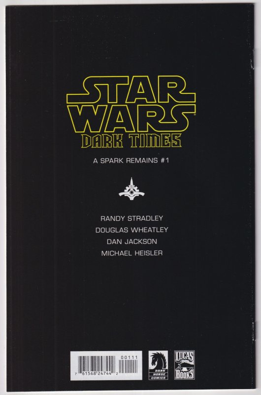 Star Wars: Dark Times - A Spark Remains #1 San Diego Comic Con Cover (2013) S...