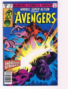 Marvel Super Action # 26 FN Marvel Comic Books Avengers Captain America Hulk S93