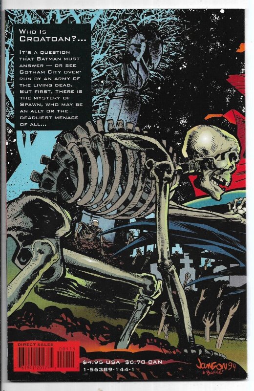 1994 DC Comics Batman Spawn War Devil #nn One Shot  Rare Hot Key 9.6 NM+ n184x 