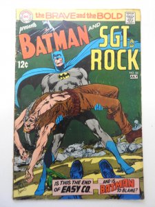 The Brave and the Bold #84 (1969) GD Condition see description