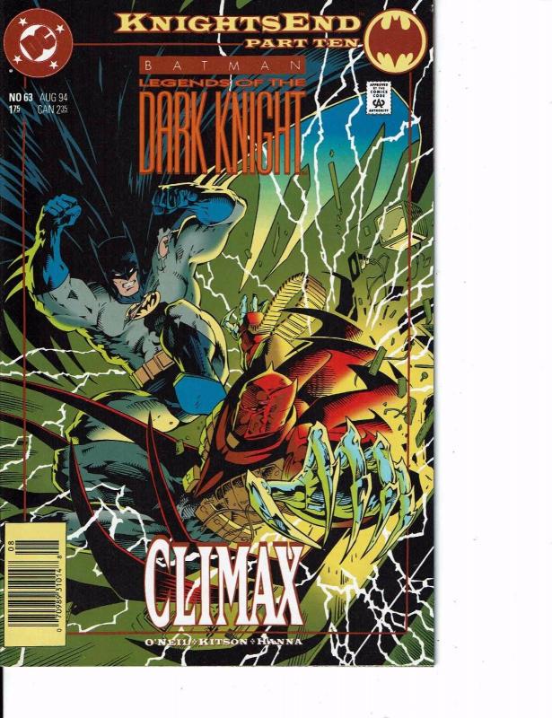 Lot Of 2 DC Comic Books Batman Legends of the Dark Knight #63 and #4   ON2