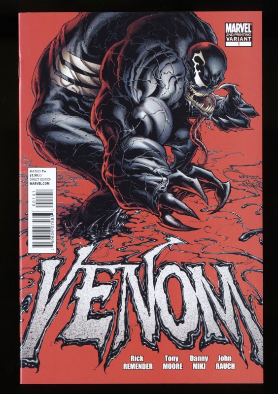 Venom (2011) #1 NM 9.4 2nd Print