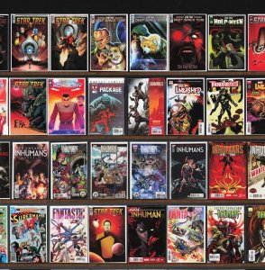 Huge Lot 140+ Comics with Uncanny Inhumans, Star Trek & More!