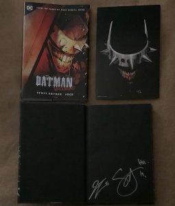 The Batman Who Laughs signing Scott Snyder & James Tynion IV