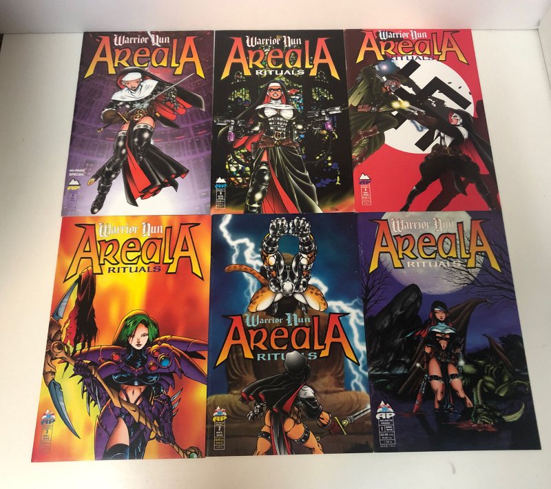 Warrior Nun Areala Rituals (1995) #1-6 F/NM Complete Set ~ Antarctic Press