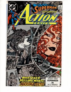 Action Comics #645 (1989) 1ST APPEARANCE MAXIMA