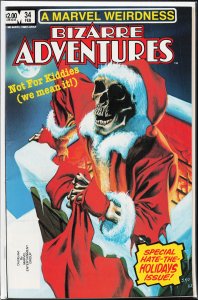 Bizarre Adventures #34 (1983) Skeleton Santa Claus