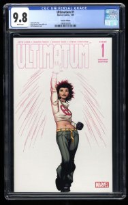 Ultimatum #1 CGC NM/M 9.8 White Pages 1:20 Color McGuinness Variant