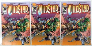Wildstar: Sky Zero Lot of 3 #2 x3 (1993) Image Comics 1st Print Comic Books