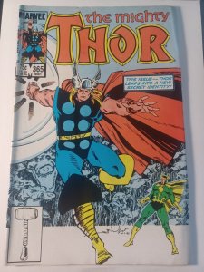 Thor #365 VF+ 1st Full Appearance of Throg Marvel Comics c231