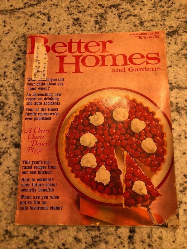 2 Magazines Better Homes & Gardens March 1968 + Mad December # 131 1969  FH1