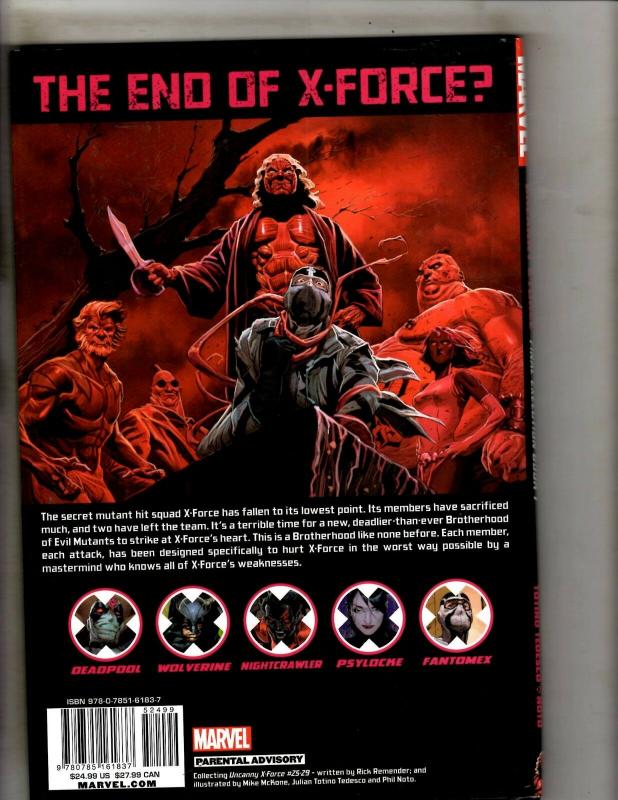 Uncanny X-Force Final Execution Book1 Marvel Comics HARDCOVER Graphic Novel J355