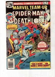 Marvel Team-Up #46 1976 Spider-Man vs. Deathlok The Demolisher FN+ Mid-HighGrade