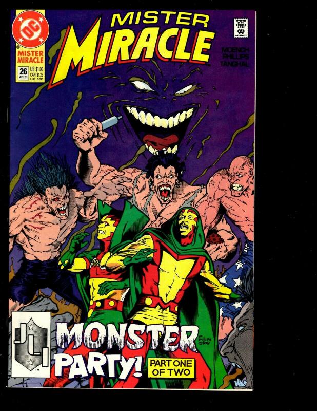 12 Mister Miracle DC Comic Books 26 25 21 19 18 17 11 10 9 8 7 6 Batman JF10