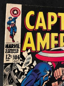 CAPTAIN AMERICA #106 VG/F Condition