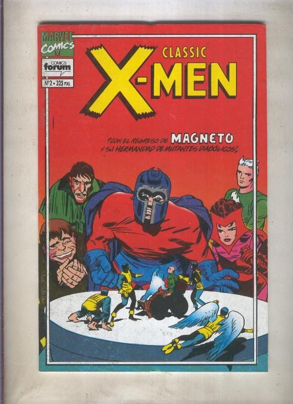 Classic X Men volumen 2 numero 02: Cuidado con la mole (numerado 2 en trasera)