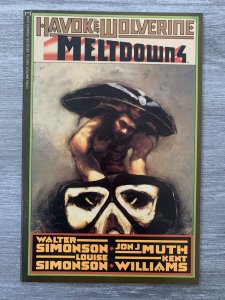 1989 HAVOK & WOLVERINE Meltdown #4 SC VF 8.0 Jon J Muth & Kent Williams Epic