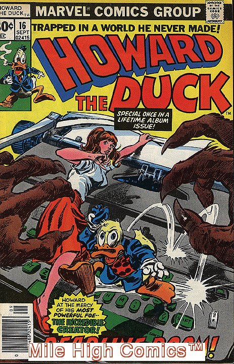 HOWARD THE DUCK (1976 Series)  #16 Near Mint Comics Book