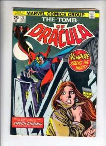 Tomb of Dracula #26 (Nov-74) FN Mid-Grade Dracula