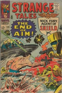 Strange Tales #149 ORIGINAL Vintage 1966 Marvel Comics Nick Fury SHIELD
