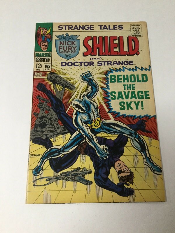 Strange Tales 165 Vf Very Fine 8.0 Marvel Silver Age 