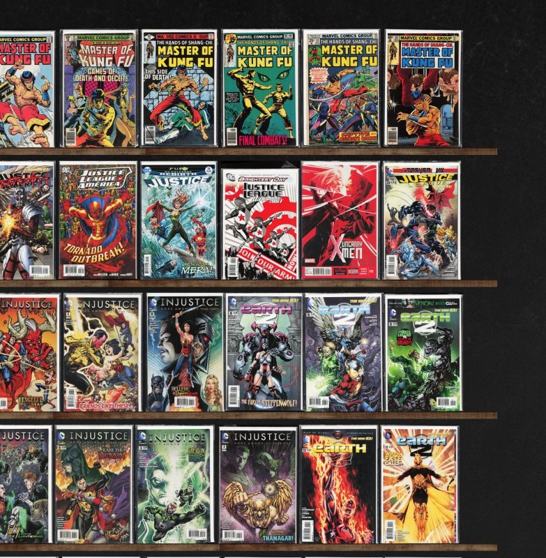 Huge Lot 150+ Comics with Earth 2, Uncanny X-Men, Justice League & More!