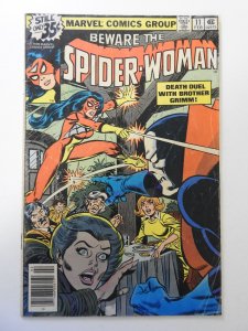 Spider-Woman #11 (1979) GD/VG Condition 1 in tear bc, rust on bottom staple